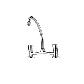 Mezcladora Teka 370421m Laser Fregadero 8" Dos Puños