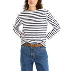 Camiseta Dockers Boatneck Mangas Largas Rayas Para Damas by Dockers