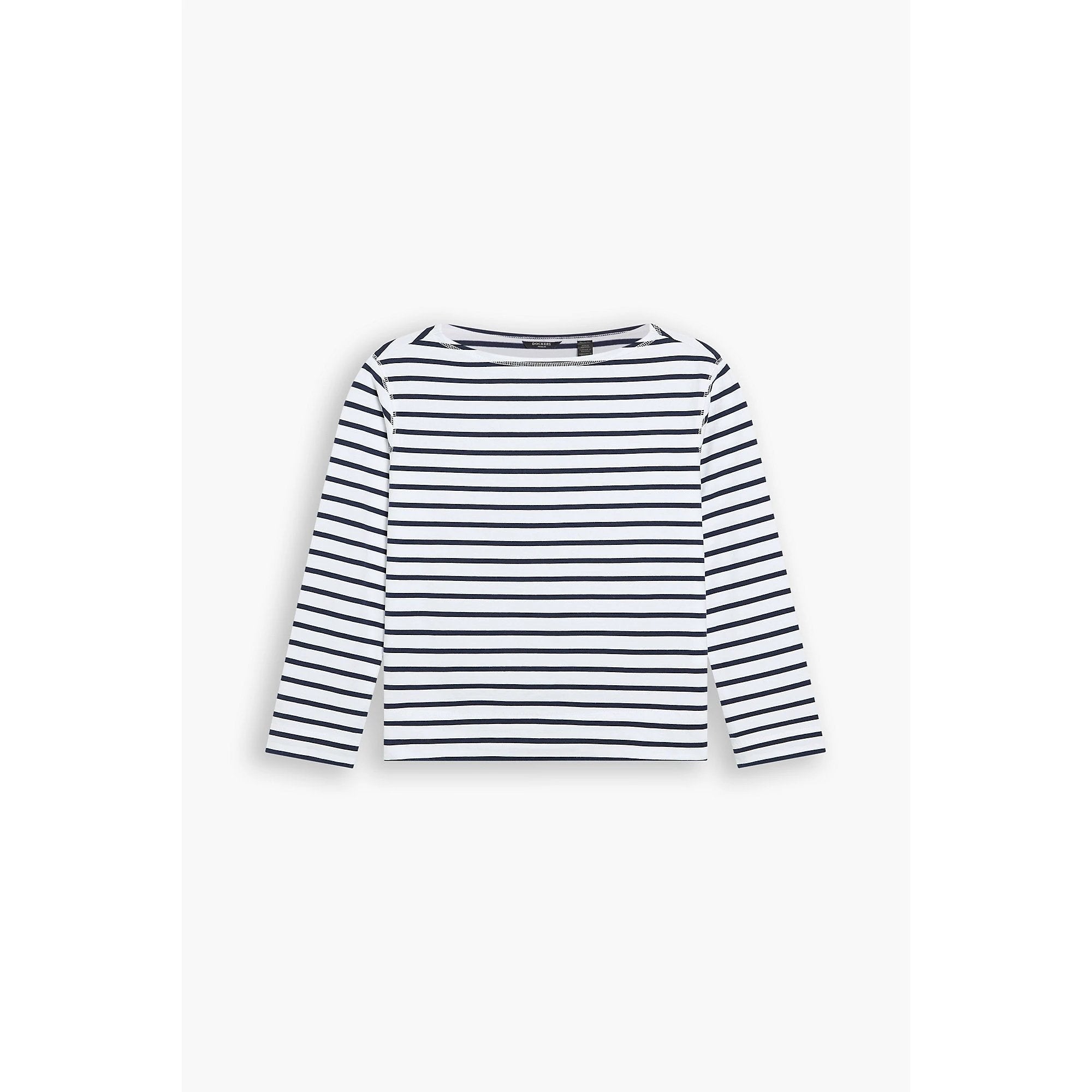 Camiseta Dockers Boatneck Mangas Largas Rayas Para Damas by Dockers