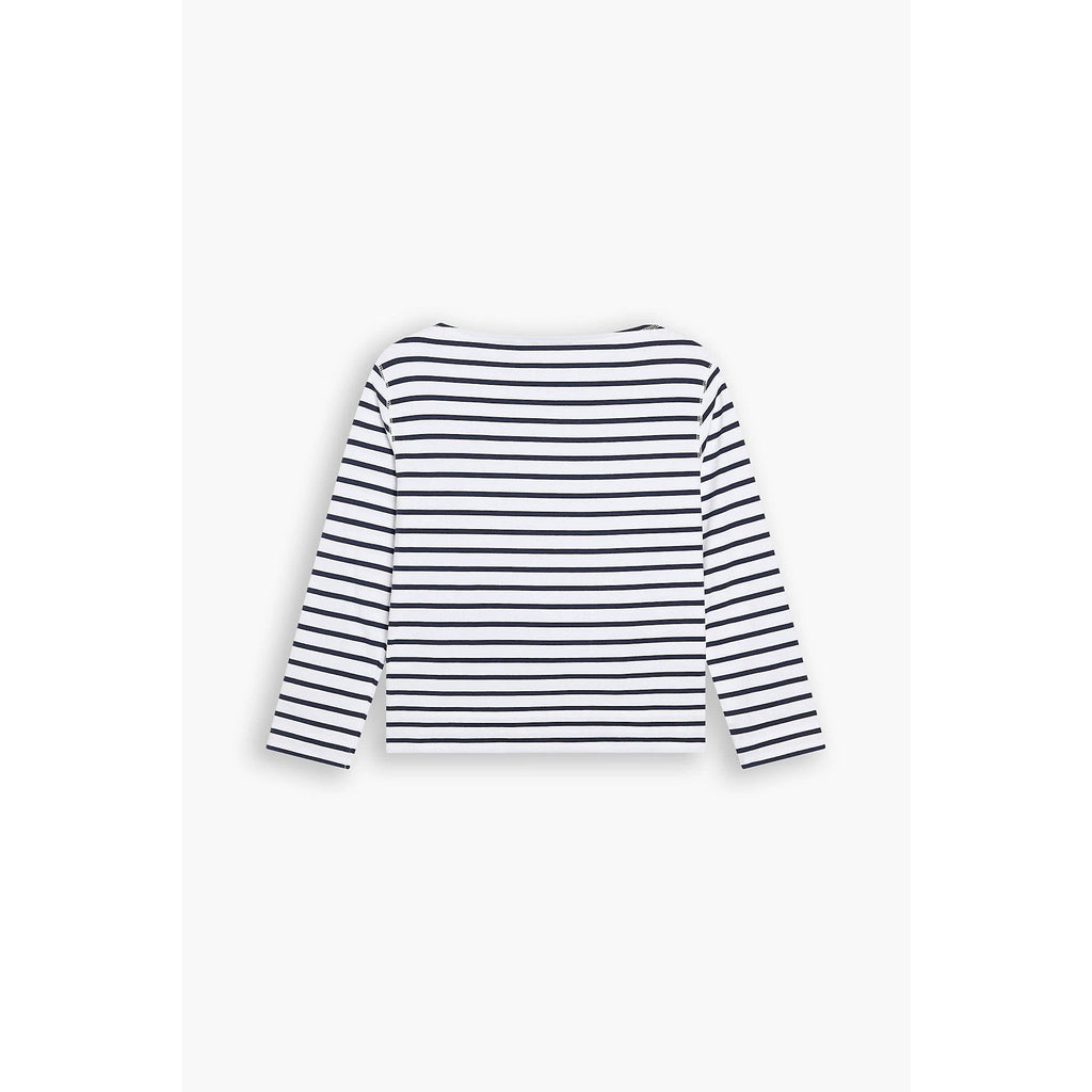 Camiseta Dockers Boatneck Mangas Largas Rayas Para Damas by Dockers