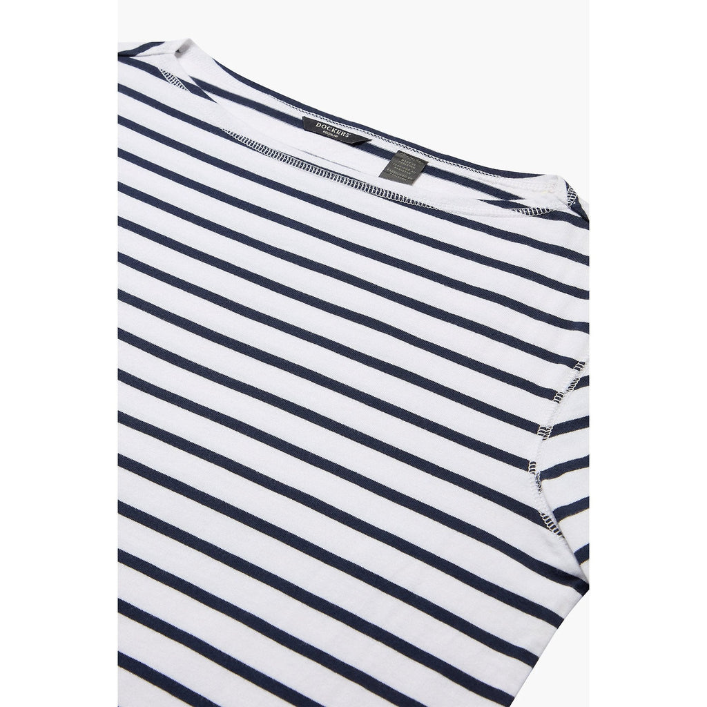 Camiseta Dockers Boatneck Mangas Largas Rayas Para Damas by Dockers