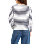 Camiseta Dockers Boatneck Mangas Largas Rayas Para Damas by Dockers