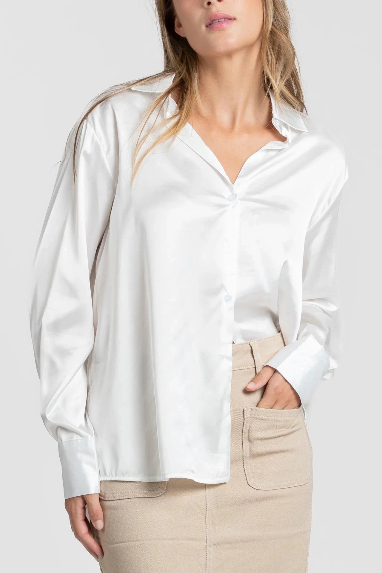 Blusa Armonias Mangas Largas Lisa Para Damas by Armonias