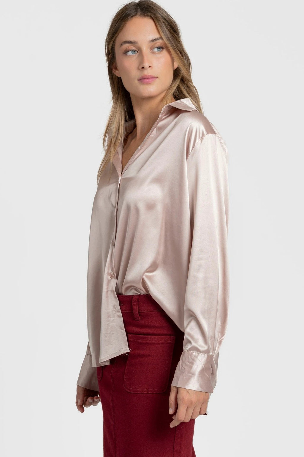 Blusa Armonias Mangas Largas Lisa Para Damas by Armonias