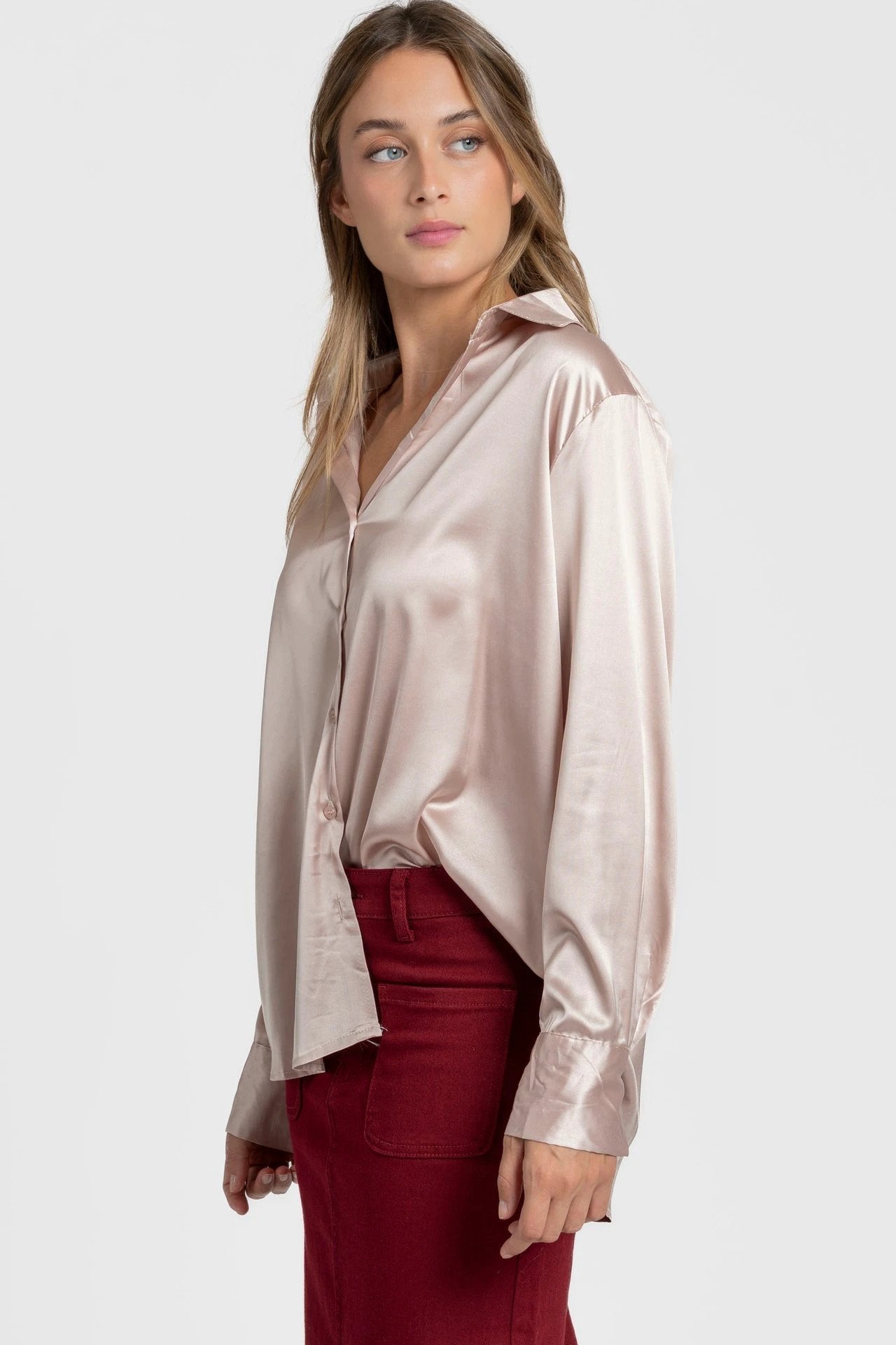Blusa Armonias Mangas Largas Lisa Para Damas by Armonias