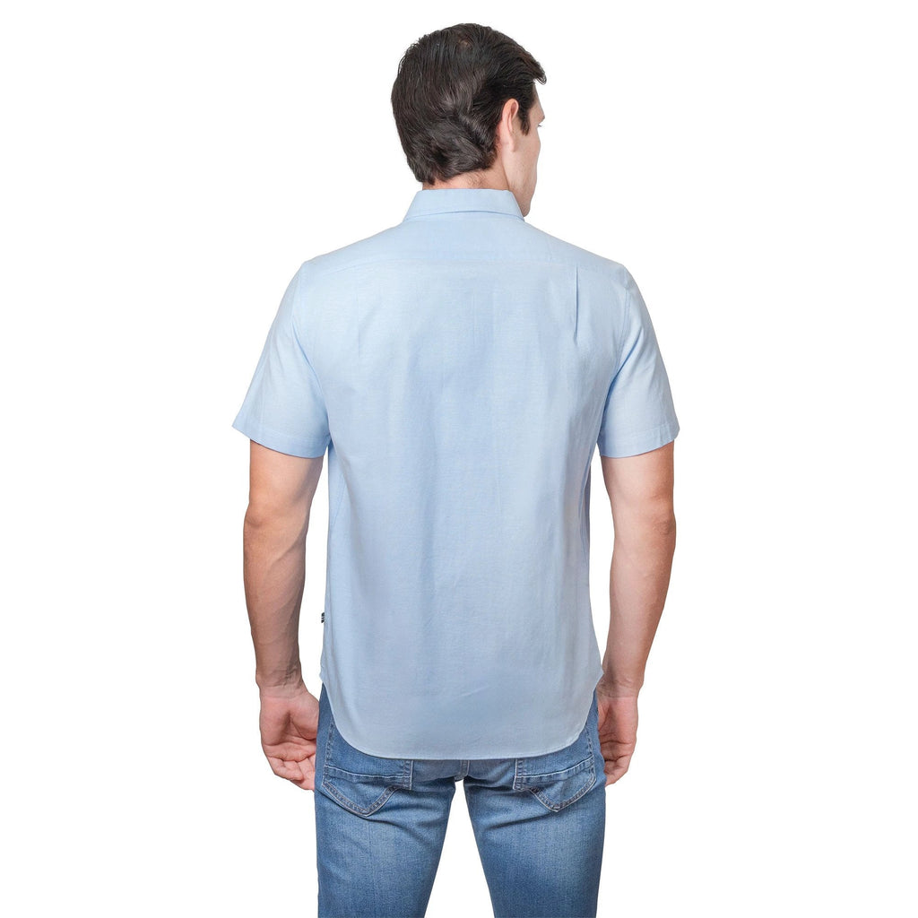 Camisa Nautica Mangas Cortas Lisa Para Caballeros by Nautica