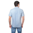 Camisa Nautica Mangas Cortas Lisa Para Caballeros by Nautica