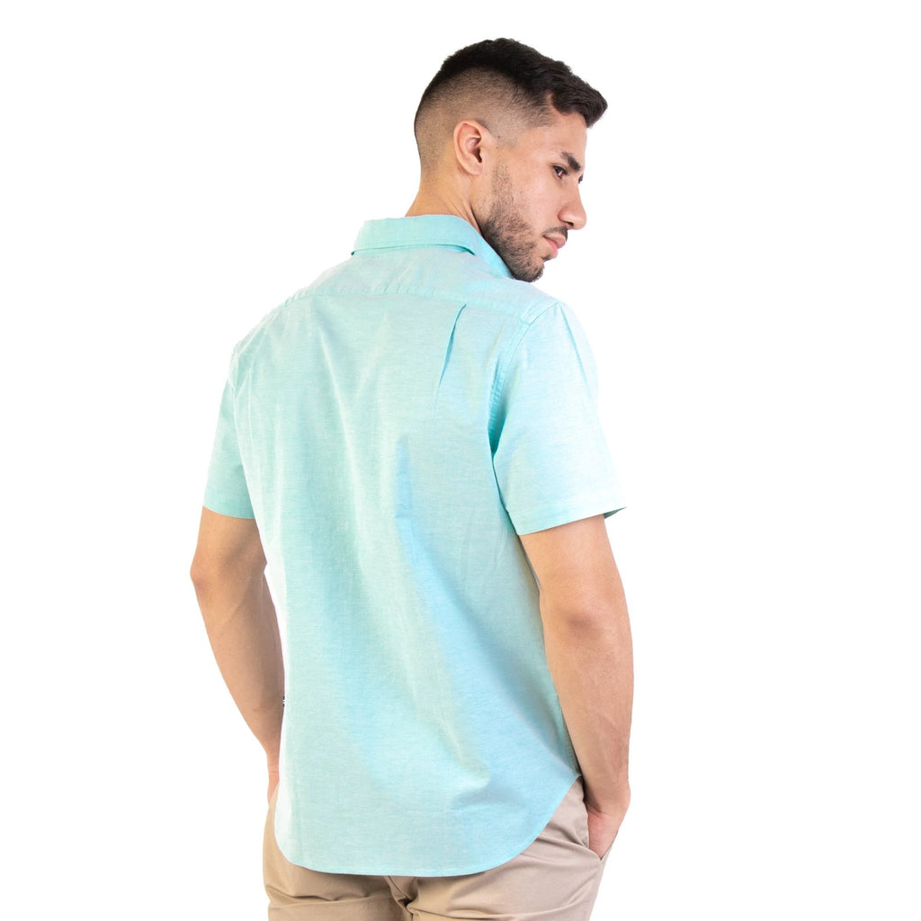 Camisa Nautica Mangas Cortas Lisa Para Caballeros by Nautica