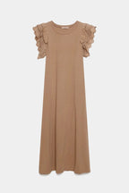 Vestido Armonias Mangas Cortas Liso Encaje Para Damas by Armonias