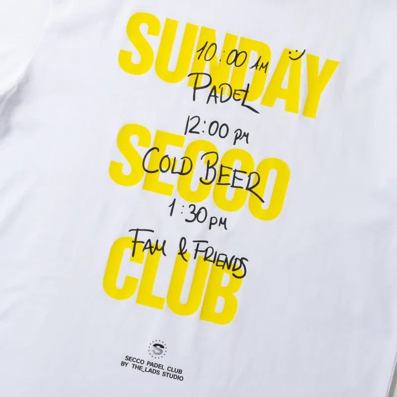 Sunday Secco Club Tee amarillo