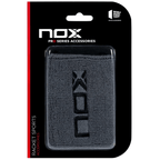 NOX - MUÑEQUERA GRIS LOGO NEGRO