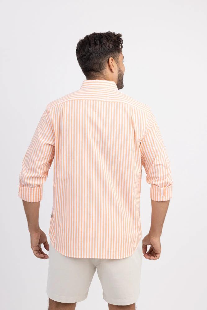 Camisa Nautica Mangas Largas Rayas Para Caballeros by Nautica