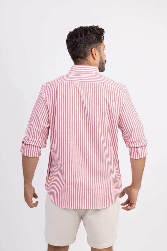 Camisa Nautica Mangas Largas Rayas Para Caballeros by Nautica
