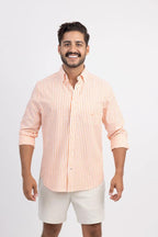 Camisa Nautica Mangas Largas Rayas Para Caballeros by Nautica