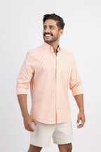 Camisa Nautica Mangas Largas Rayas Para Caballeros by Nautica
