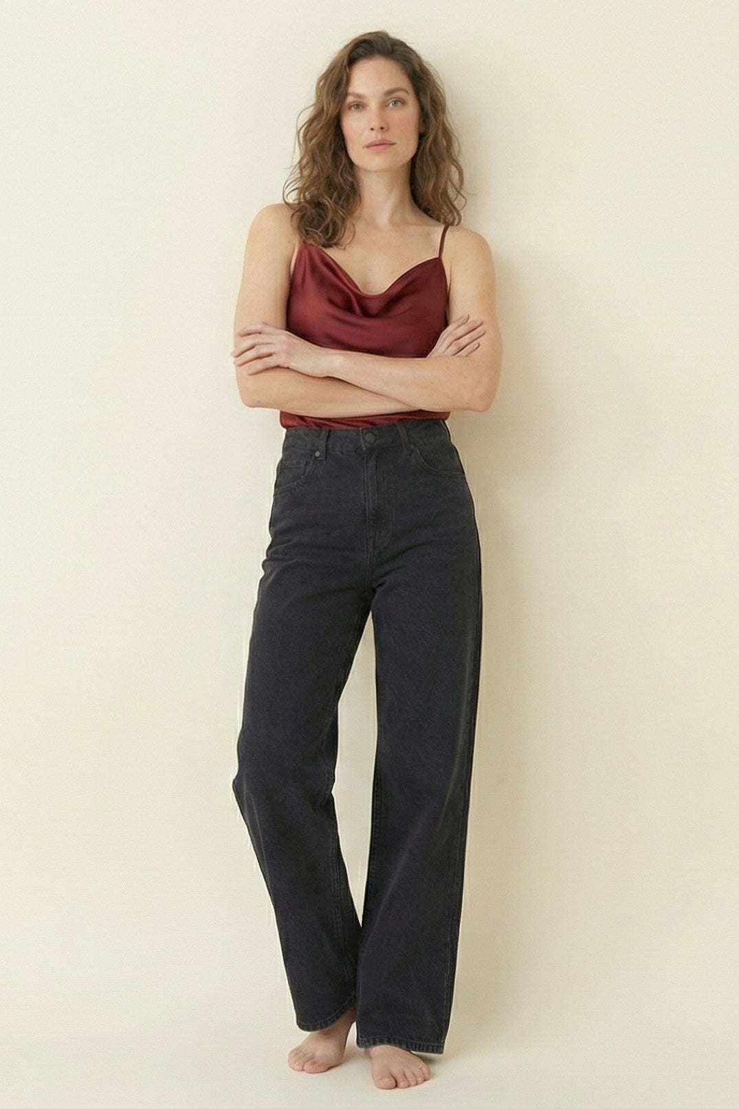 Camisa Alba Burgundi - moda mujer Colombia OchoCinco