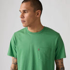 Camiseta Levis Mangas Cortas Lisa Con Bolsillo Para Caballeros by Levis
