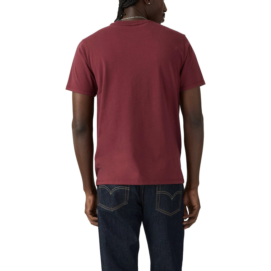 Camiseta Levis Mangas Cortas Lisa Con Bolsillo Para Caballeros by Levis
