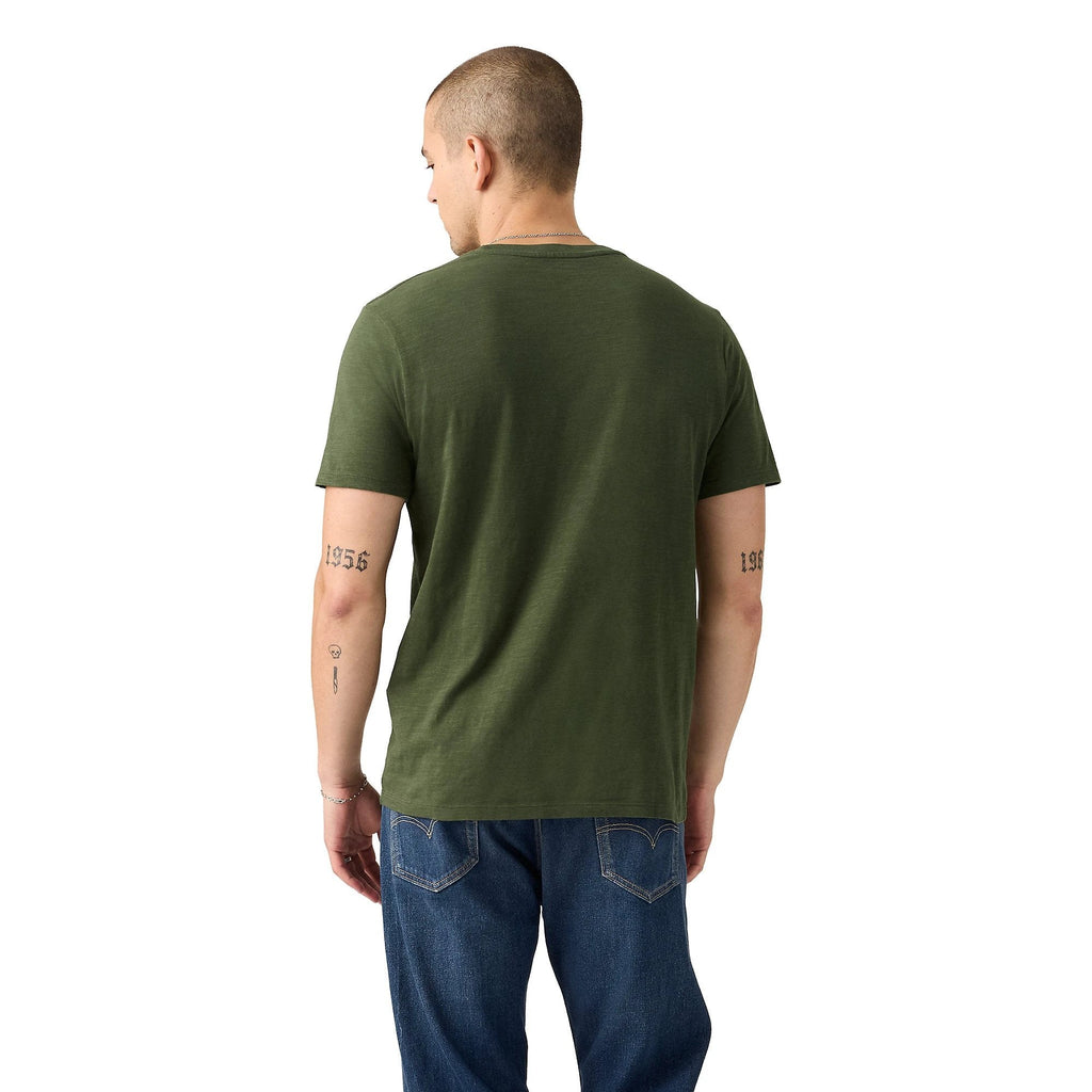 Camiseta Levis Mangas Cortas Lisa Con Bolsillo Para Caballeros by Levis
