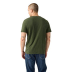 Camiseta Levis Mangas Cortas Lisa Con Bolsillo Para Caballeros by Levis