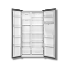 Nevera Side by Side TCL P520SBN 18 Pies Cúbicos Inverter Dispensador de Agua Plateado