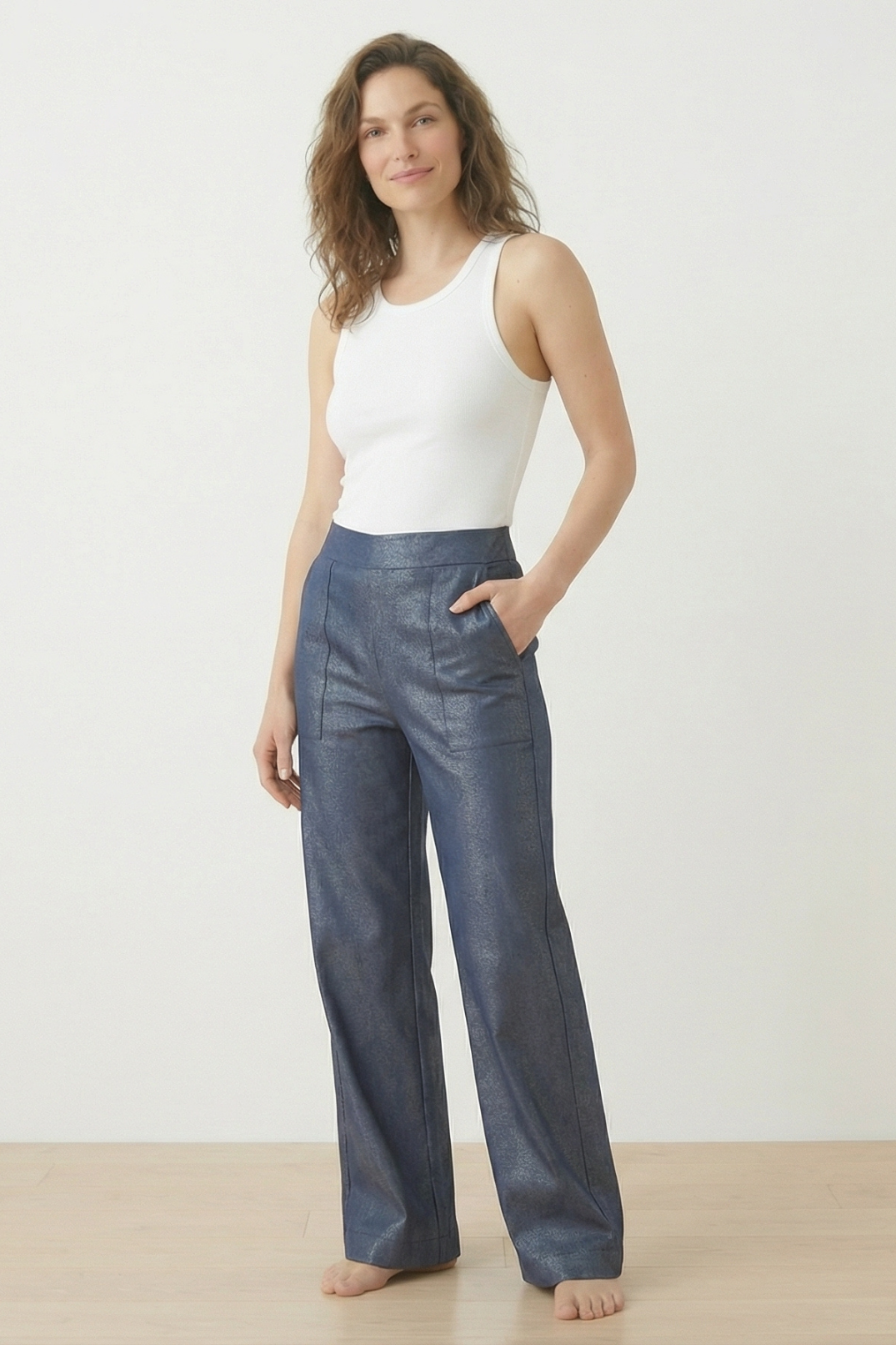 Pantalon Fuji Urbn Denim Oscuro - ropa mujer Colombia OchoCinco
