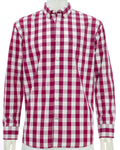 Camisa Izod Mangas Larga Cuadros para Caballeros 23sw089-2434