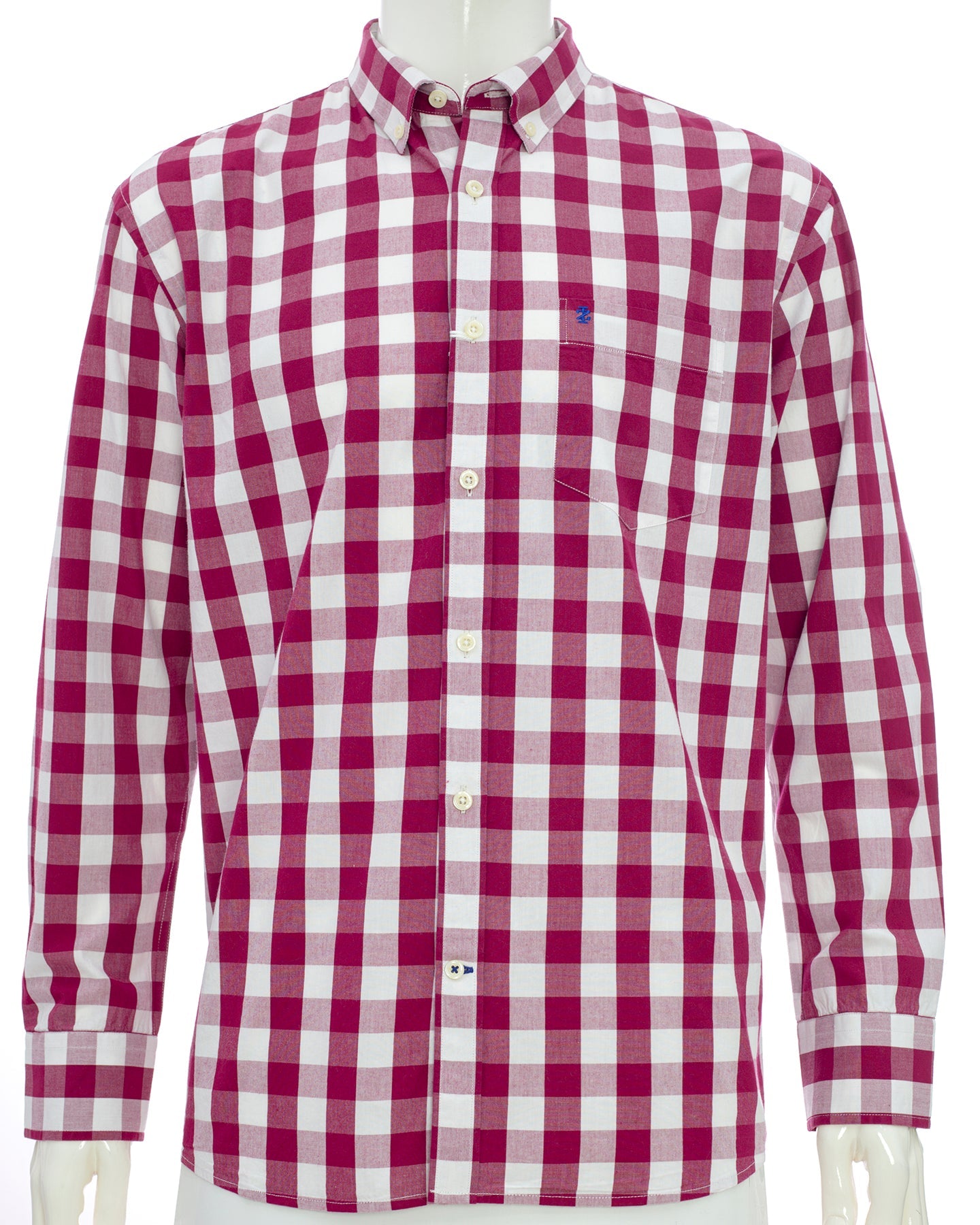 Camisa Izod Mangas Larga Cuadros para Caballeros 23sw089-2434