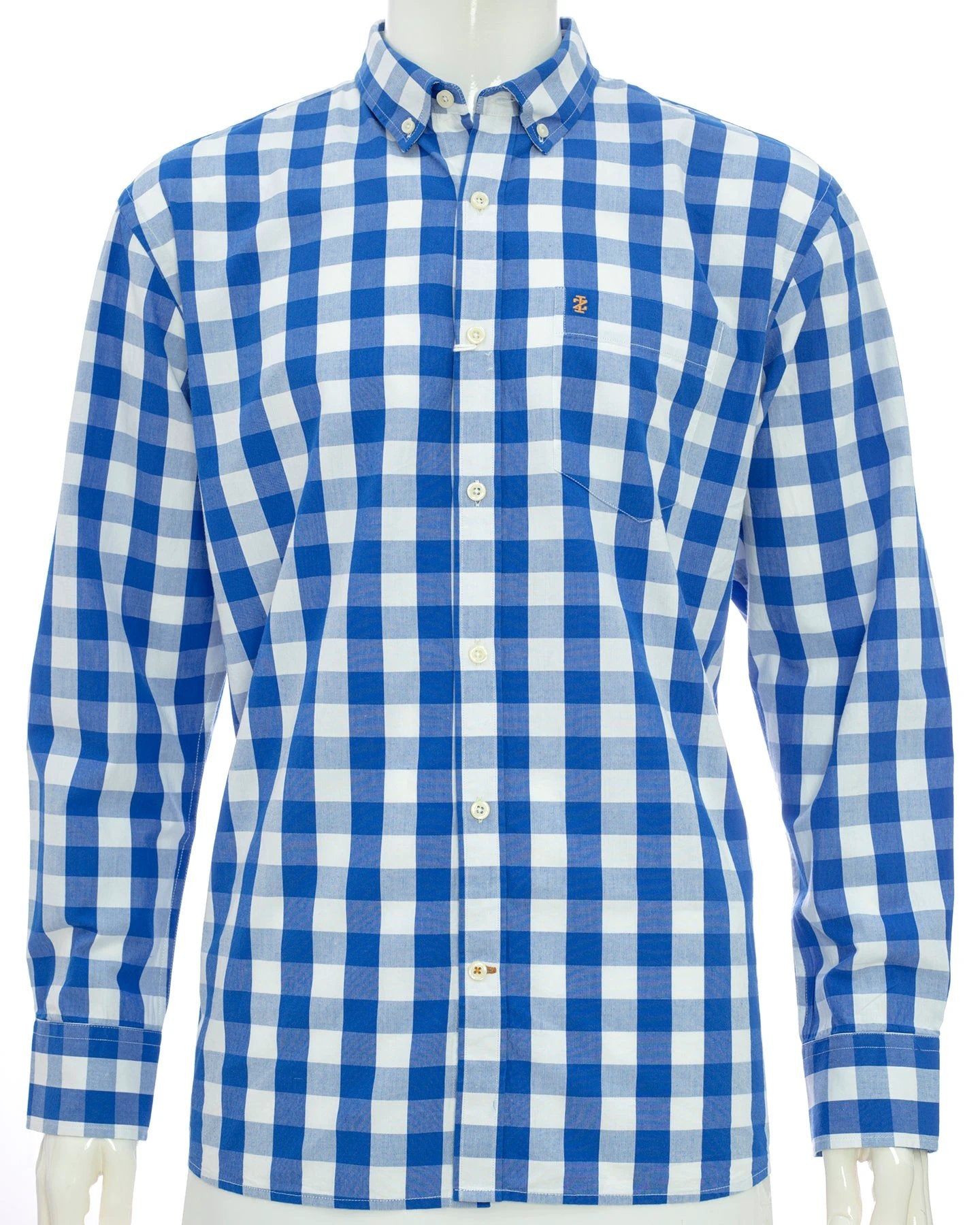 Camisa Izod Mangas Larga Cuadros para Caballeros 23sw089-4039