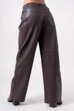 24 PANTALON STRAIGHT EFECTO PIEL IFE ONE.
