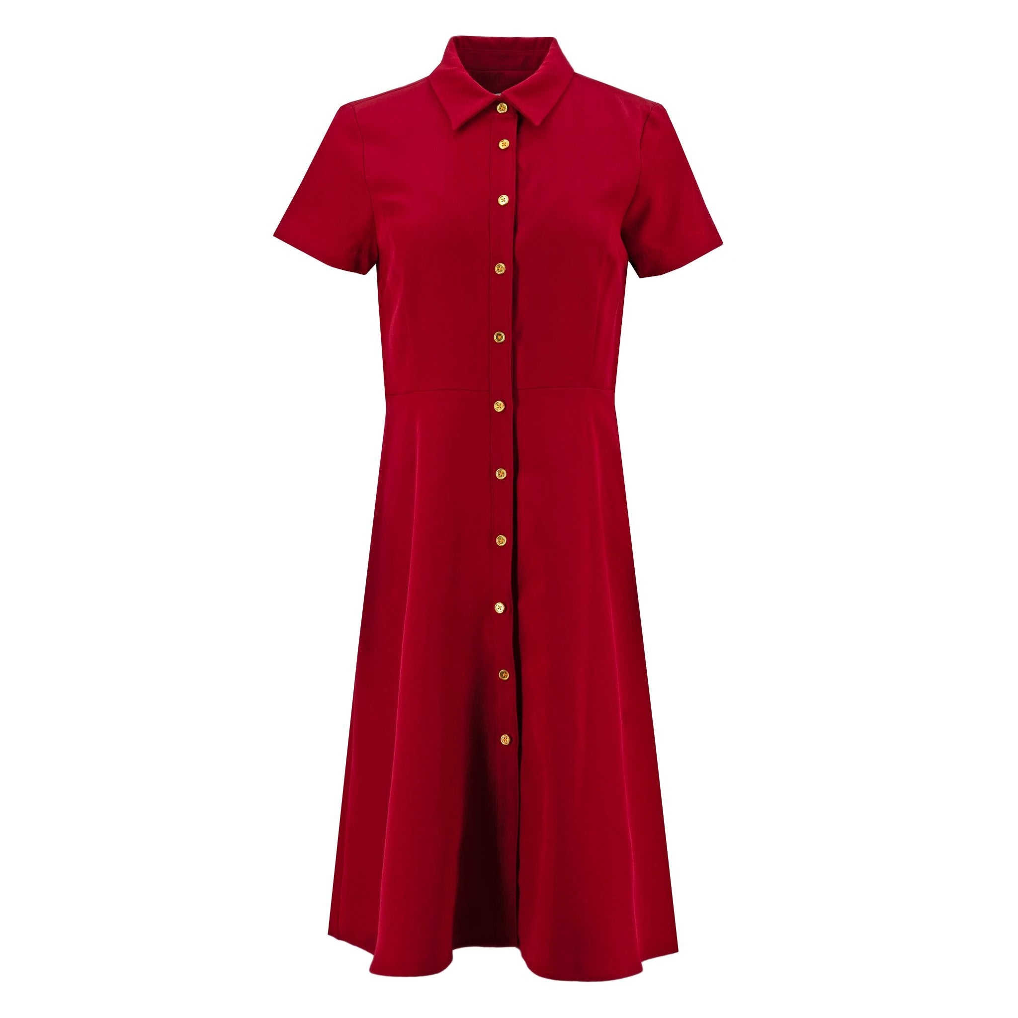 Vestido Shelby & Palmer Mangas Cortas Liso Para Damas by Shelby & Palmer