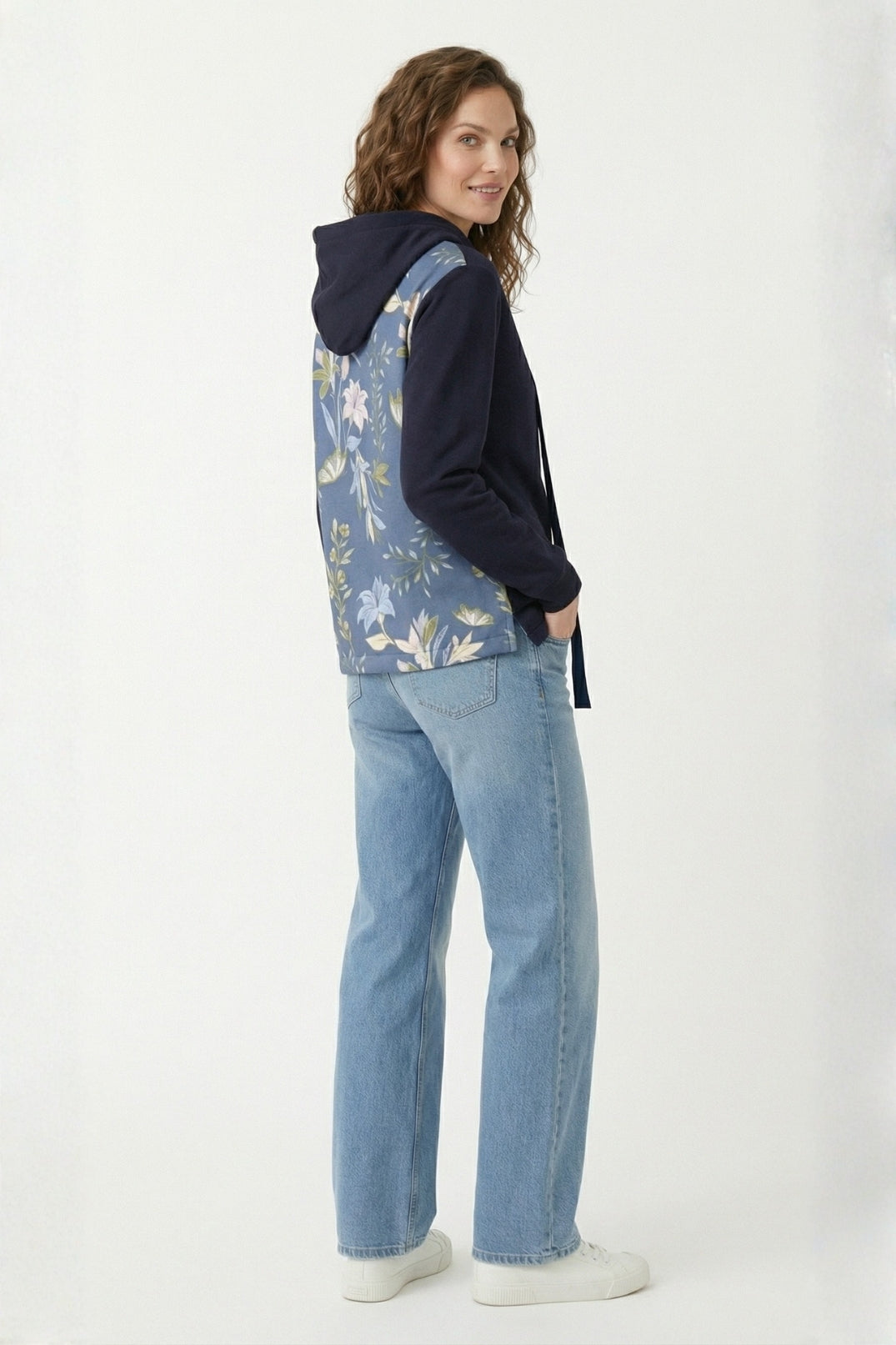 Hoodie Nevado Achira Azul - ropa mujer Colombia OchoCinco