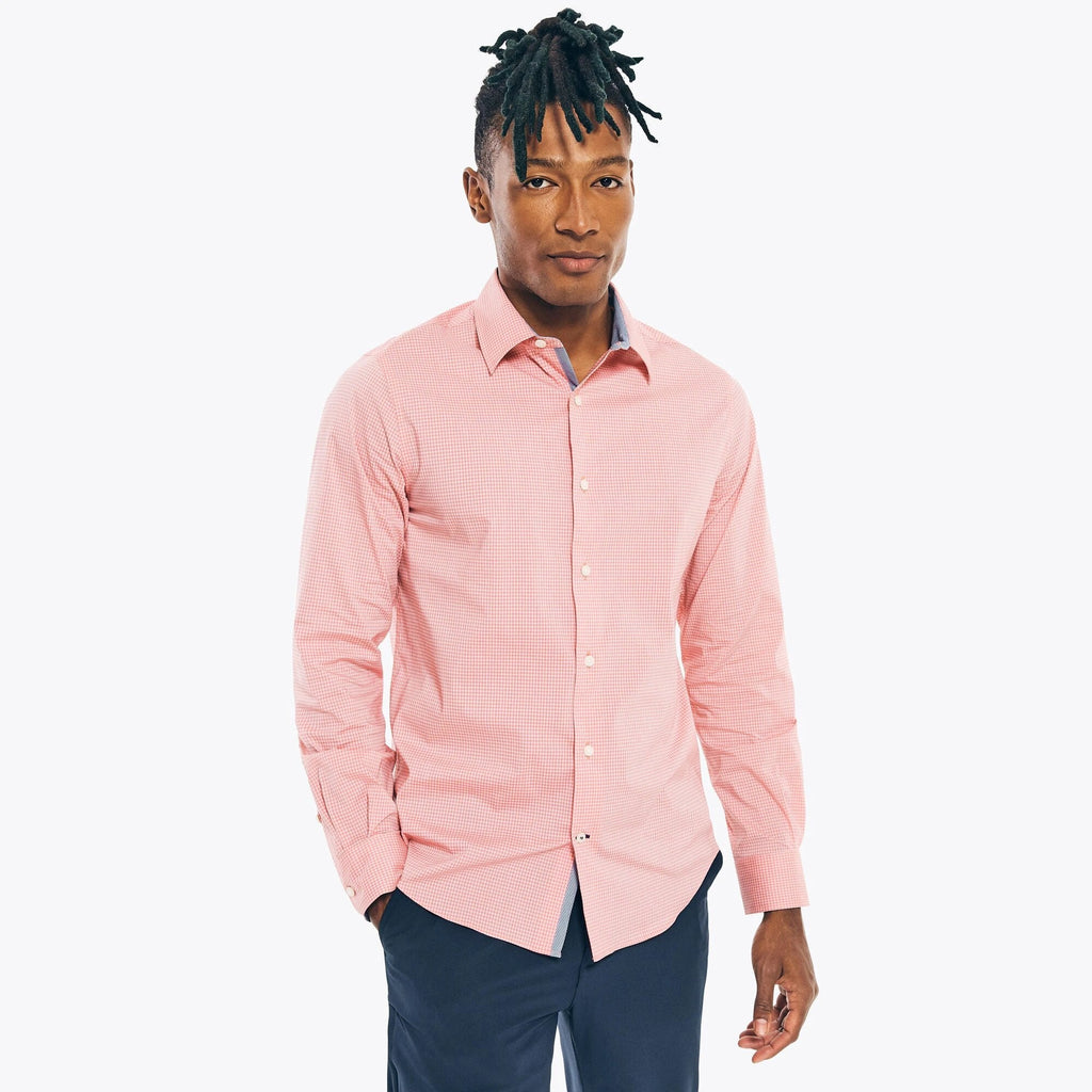 Camisa Nautica Mangas Largas Cuadros Para Caballeros by Nautica