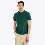 Camiseta Nautica Mangas Cortas Lisa P/ Caballeros 27000V by Nautica