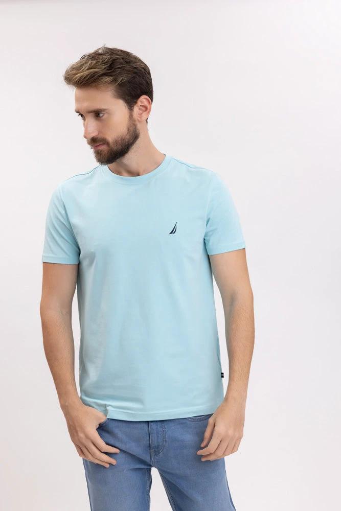 Camiseta Nautica Mangas Cortas Lisa P/ Caballeros 27000V by Nautica