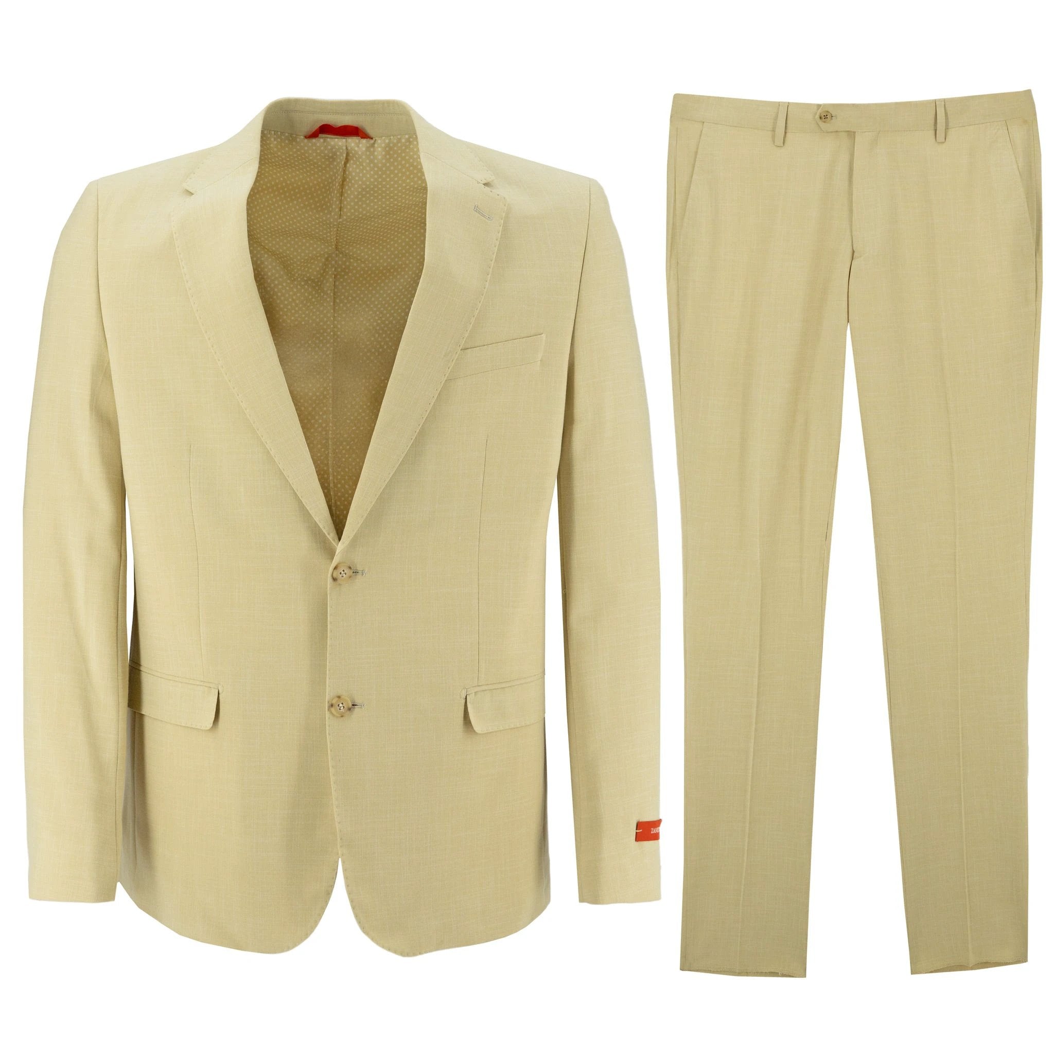 Traje Zanetti 2 Botones Luca/pzet Liso Para Caballeros by Zanetti