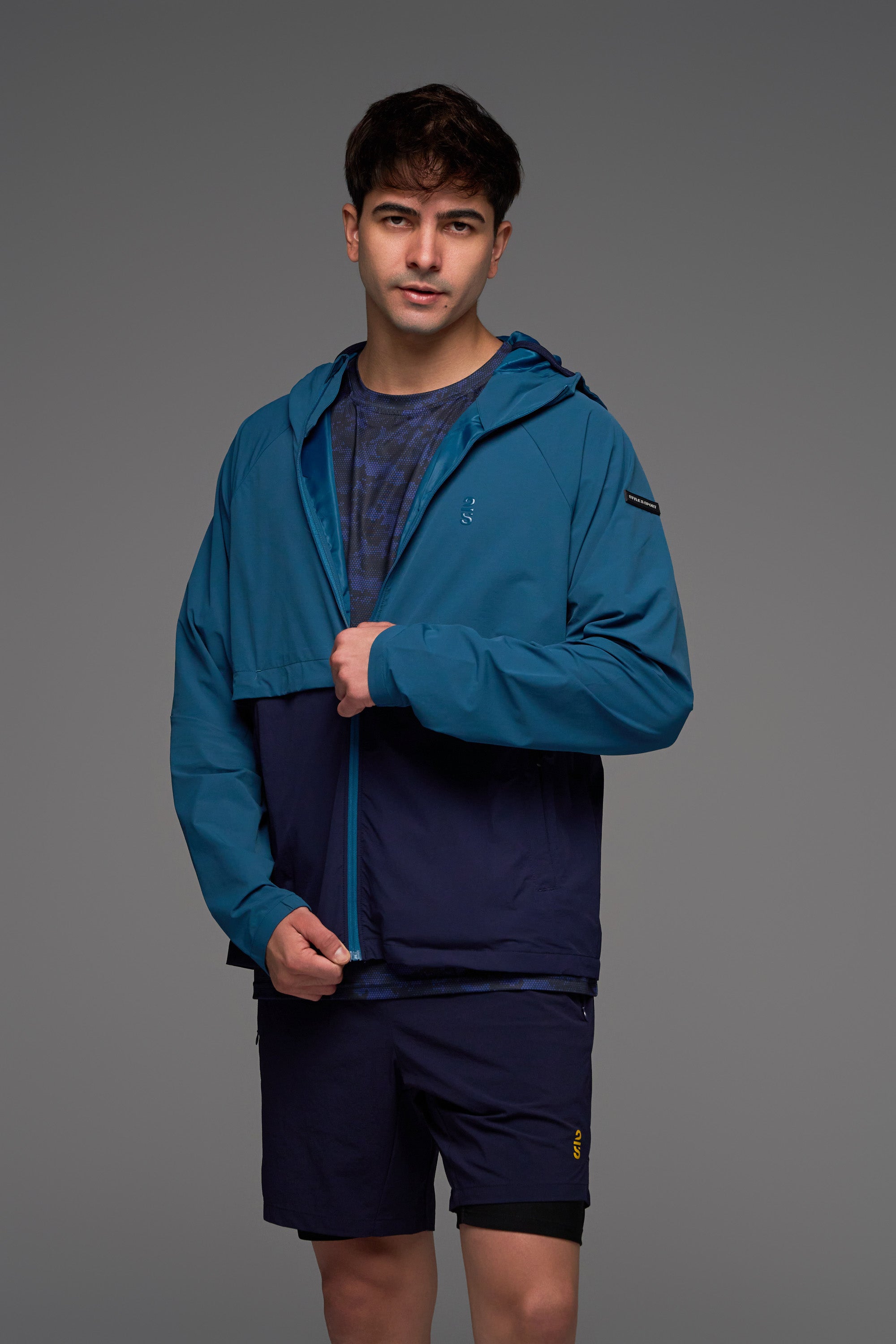 Jacket 2s Style & Sport Mangas Largas con Capucha para Caballeros