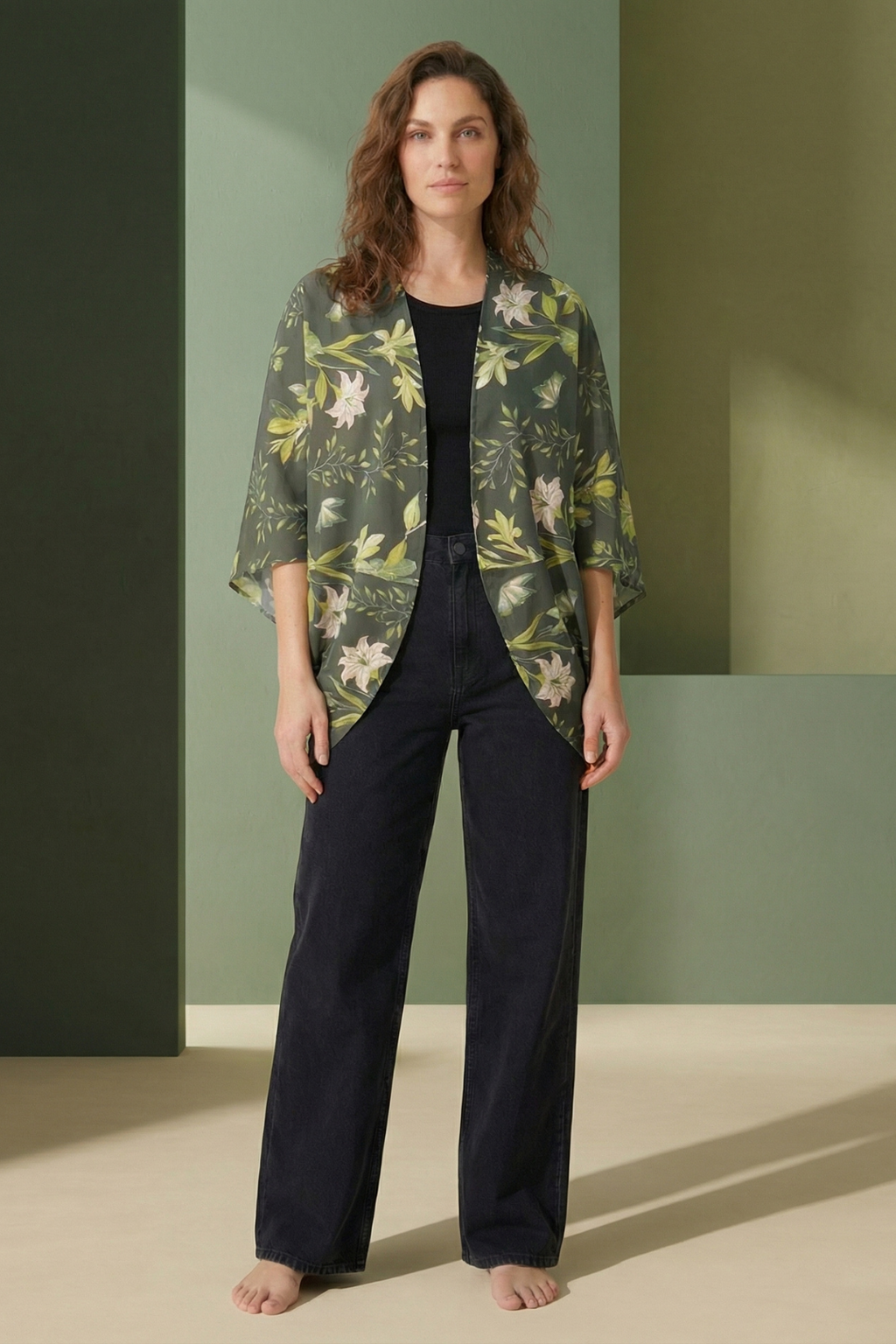 Kimono Savia Achira Verde - ropa mujer Colombia OchoCinco