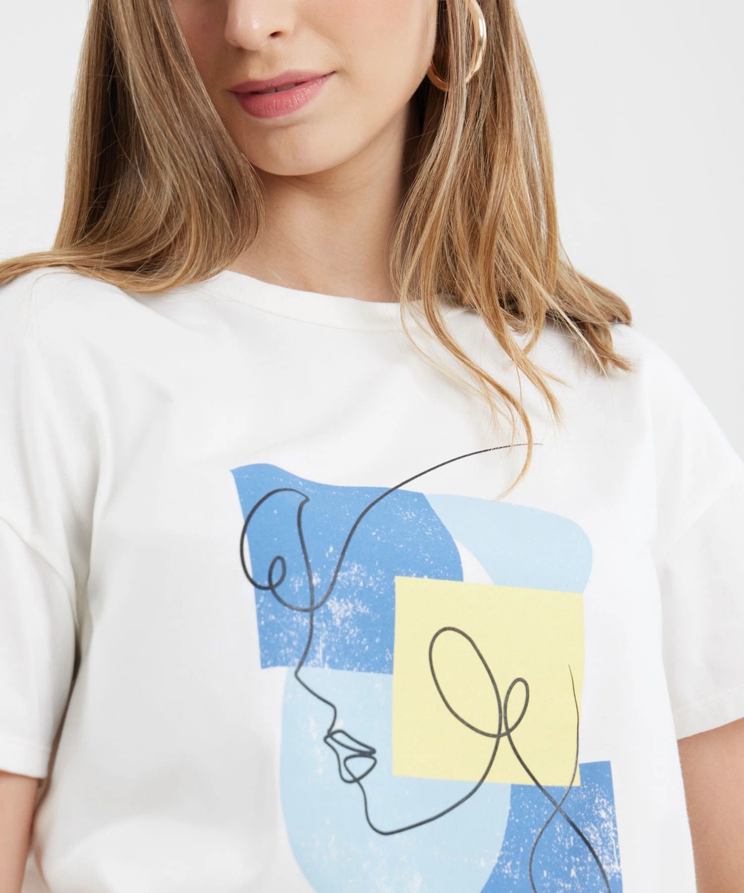 Camiseta Pat Primo Mangas Cortas Estampada para Damas 30093343
