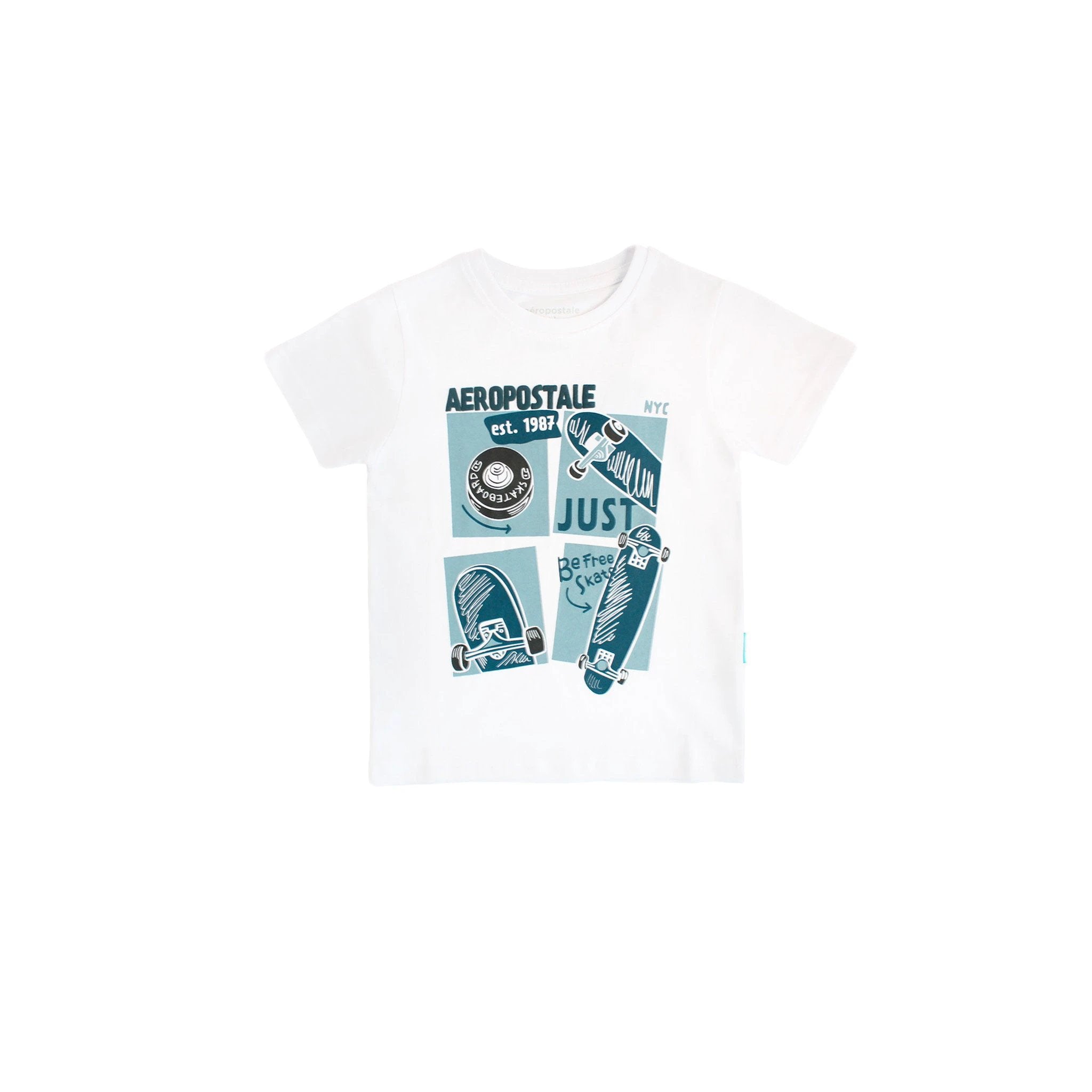 Camiseta Aeropostale Mangas Cortas Estampada Para Niños by Aeropostale