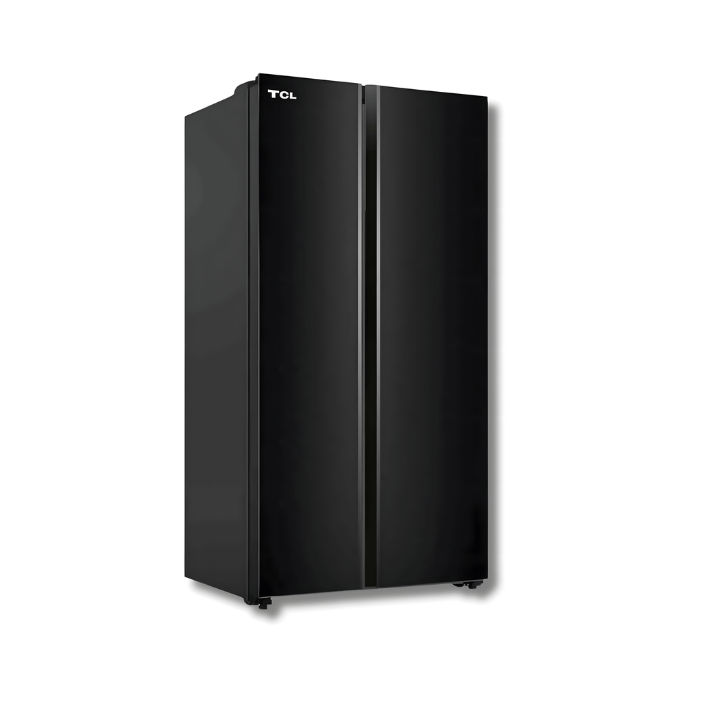 Nevera Side by Side TCL P520SBGB 18 Pies Cúbicos Inverter Glass Black