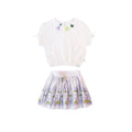Conjunto West Mangas Cortas Estampada 2 Piezas Para Niñas by Tiny Tots