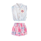 Conjunto West Estampada 2 Piezas Para Niñas by Tiny Tots