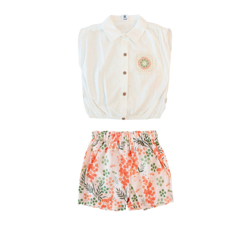 Conjunto West Estampada 2 Piezas Para Niñas by Tiny Tots