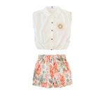 Conjunto West Estampada 2 Piezas Para Niñas by Tiny Tots