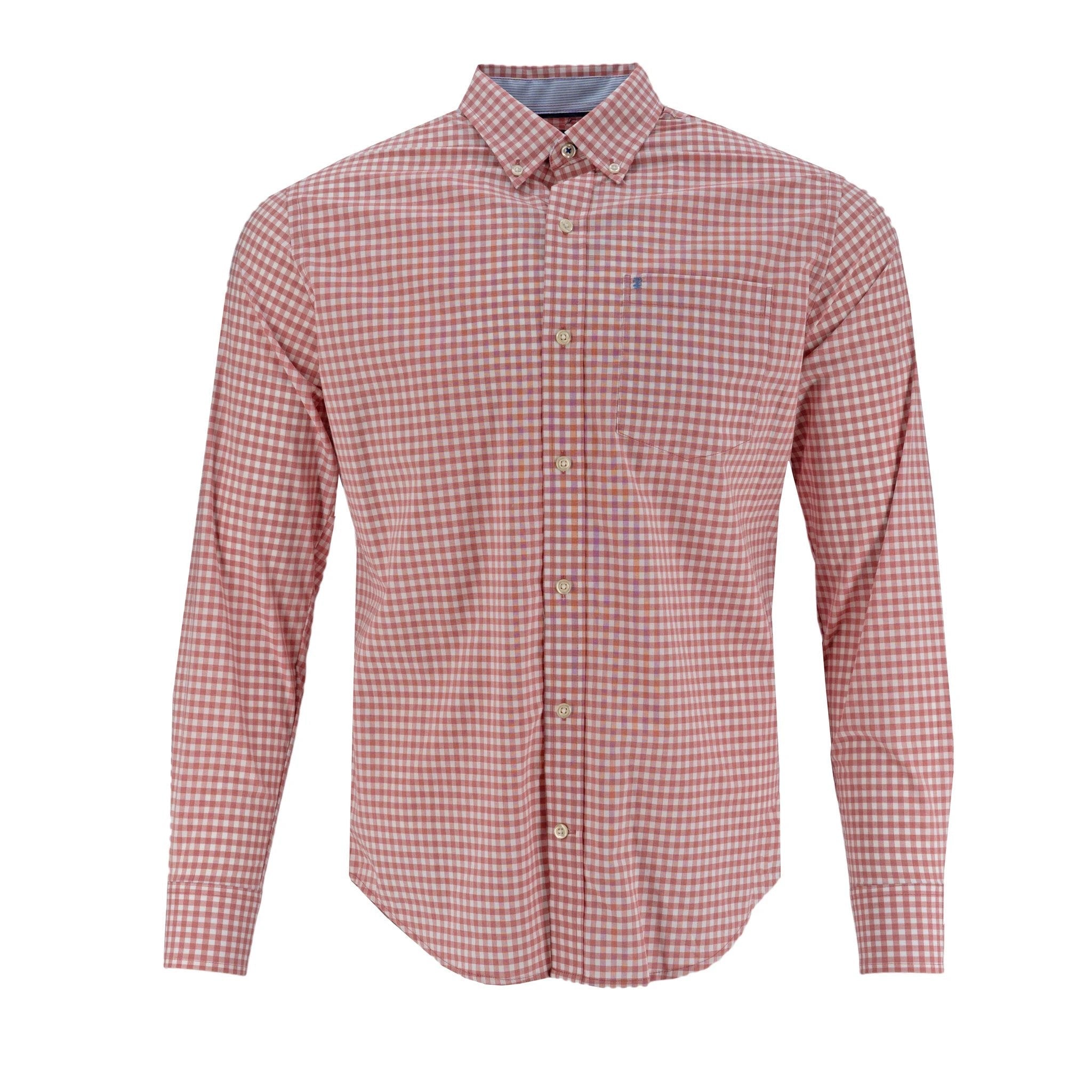 Camisa Izod Mangas Largas Cuadros Para Caballeros by Izod