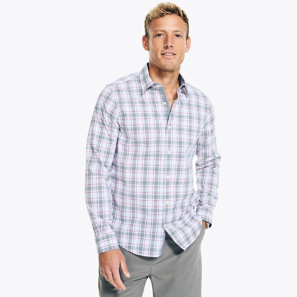 Camisa Nautica Mangas Largas Cuadros Para Caballeros by Nautica