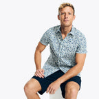 Camisa Nautica Mangas Corta Estampado P/ Caballeros 35219W-1BW by Nautica