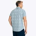 Camisa Nautica Mangas Corta Estampado P/ Caballeros 35219W-1BW by Nautica