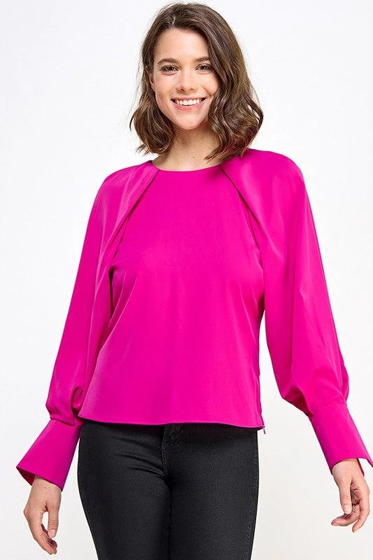 Blusa Milk & Honey Mangas Largas Lisa P/ Damas by Milk & Honey